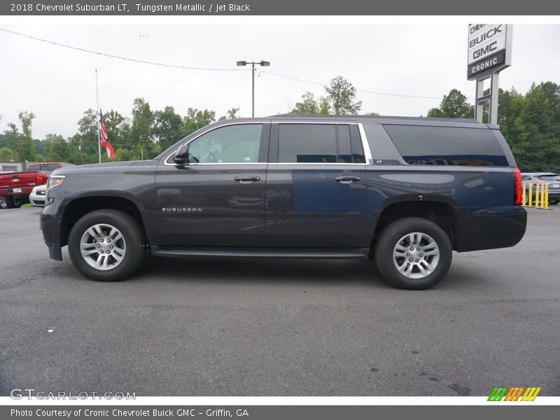 Tungsten Metallic / Jet Black 2018 Chevrolet Suburban LT