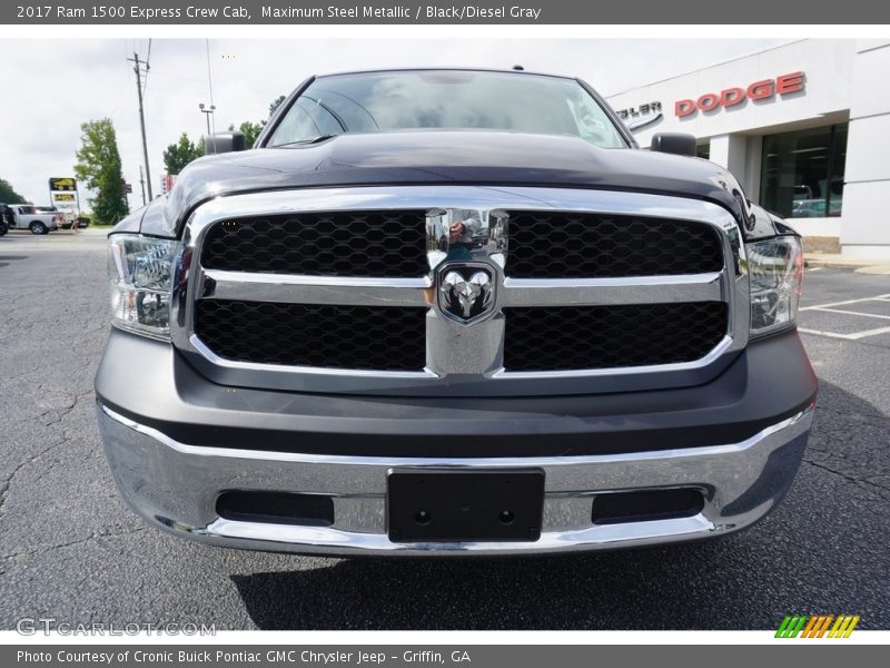 Maximum Steel Metallic / Black/Diesel Gray 2017 Ram 1500 Express Crew Cab