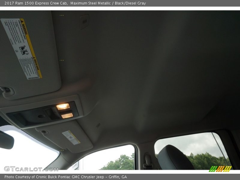 Maximum Steel Metallic / Black/Diesel Gray 2017 Ram 1500 Express Crew Cab