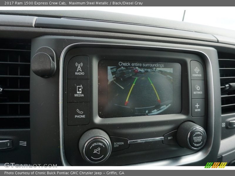 Maximum Steel Metallic / Black/Diesel Gray 2017 Ram 1500 Express Crew Cab