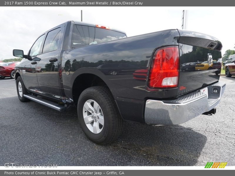 Maximum Steel Metallic / Black/Diesel Gray 2017 Ram 1500 Express Crew Cab