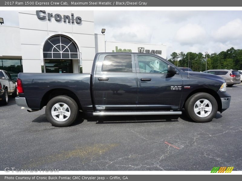 Maximum Steel Metallic / Black/Diesel Gray 2017 Ram 1500 Express Crew Cab