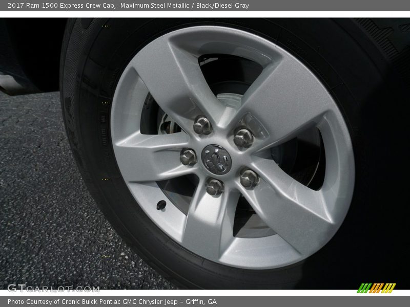 Maximum Steel Metallic / Black/Diesel Gray 2017 Ram 1500 Express Crew Cab