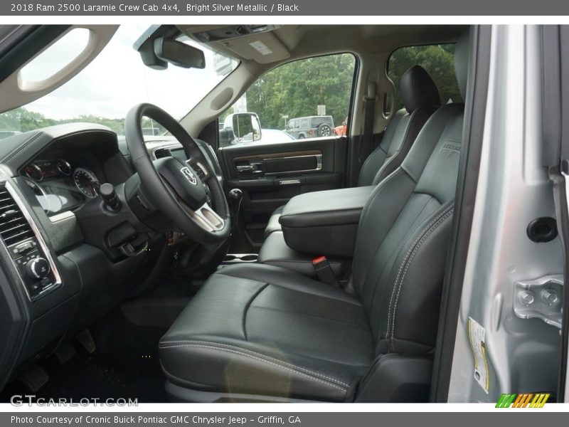 Bright Silver Metallic / Black 2018 Ram 2500 Laramie Crew Cab 4x4