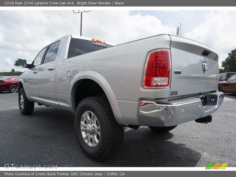Bright Silver Metallic / Black 2018 Ram 2500 Laramie Crew Cab 4x4