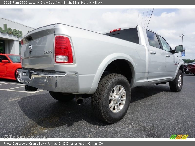 Bright Silver Metallic / Black 2018 Ram 2500 Laramie Crew Cab 4x4