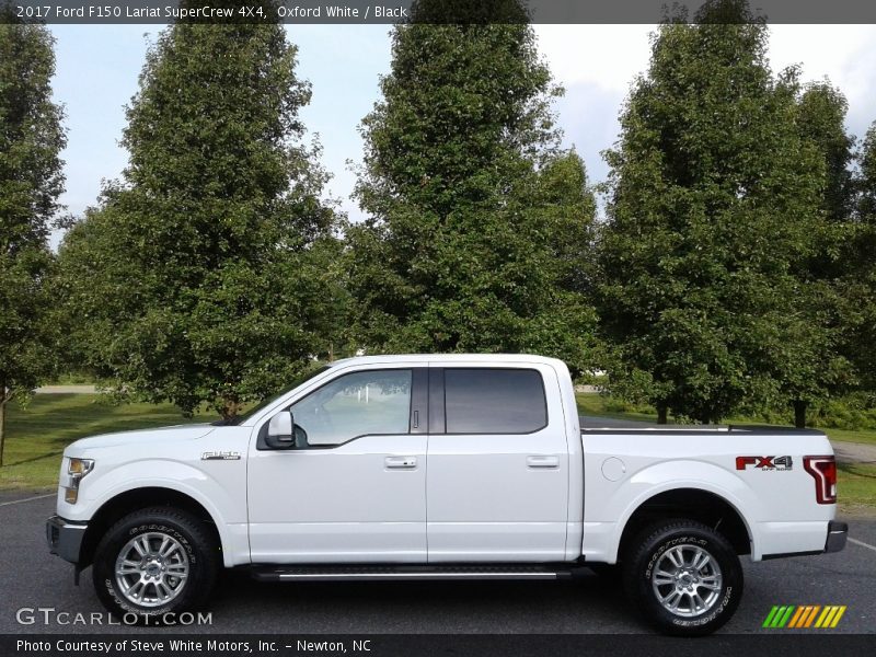 Oxford White / Black 2017 Ford F150 Lariat SuperCrew 4X4