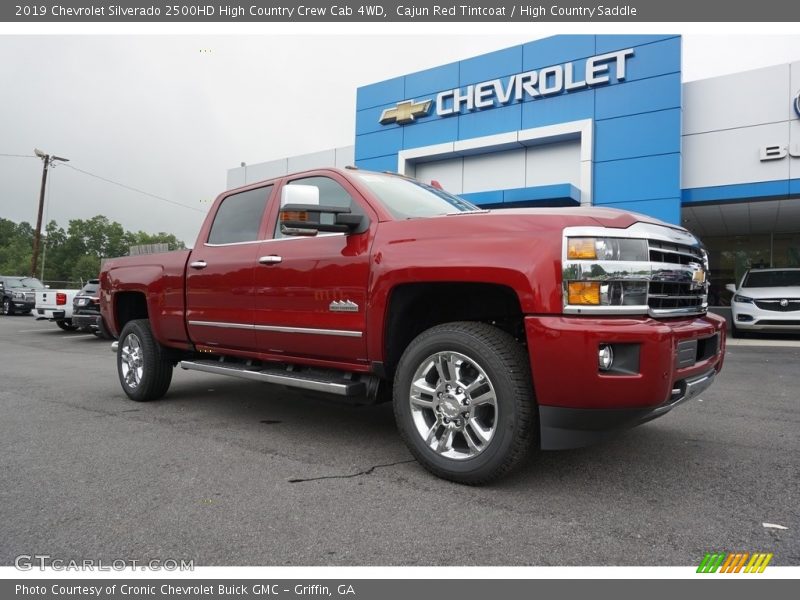 Cajun Red Tintcoat / High Country Saddle 2019 Chevrolet Silverado 2500HD High Country Crew Cab 4WD