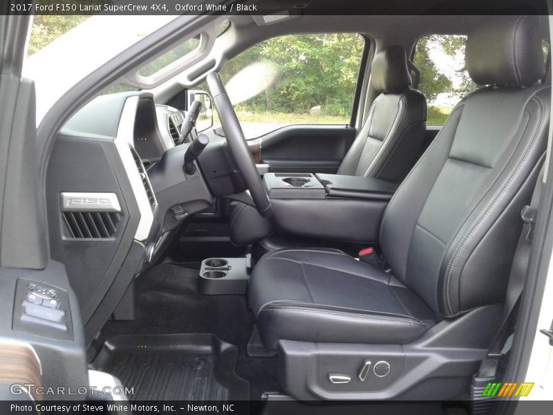 Oxford White / Black 2017 Ford F150 Lariat SuperCrew 4X4