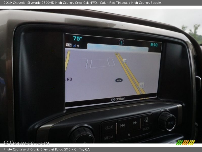 Navigation of 2019 Silverado 2500HD High Country Crew Cab 4WD