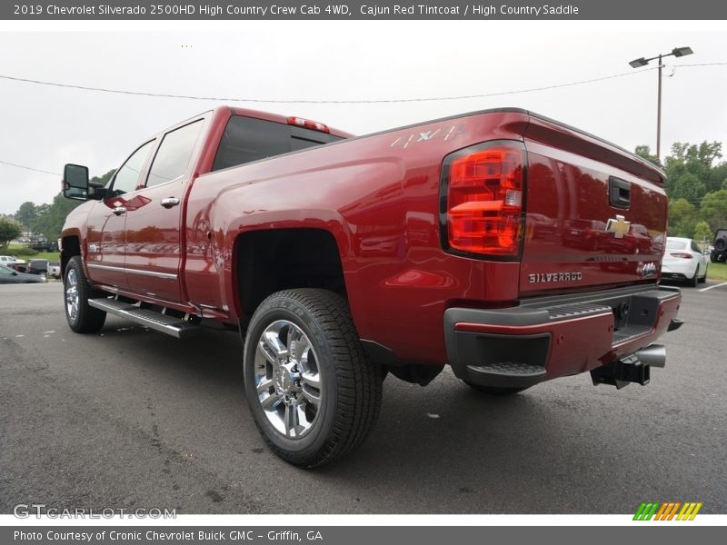 Cajun Red Tintcoat / High Country Saddle 2019 Chevrolet Silverado 2500HD High Country Crew Cab 4WD