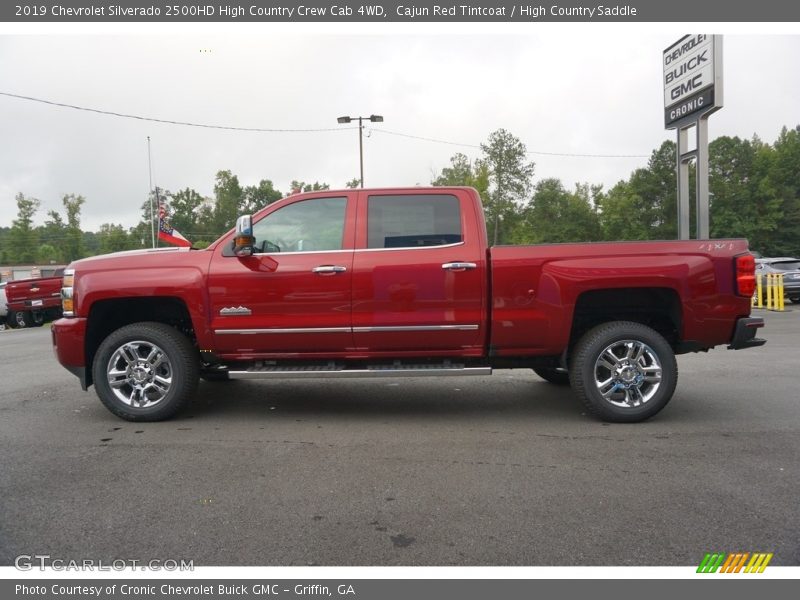 Cajun Red Tintcoat / High Country Saddle 2019 Chevrolet Silverado 2500HD High Country Crew Cab 4WD