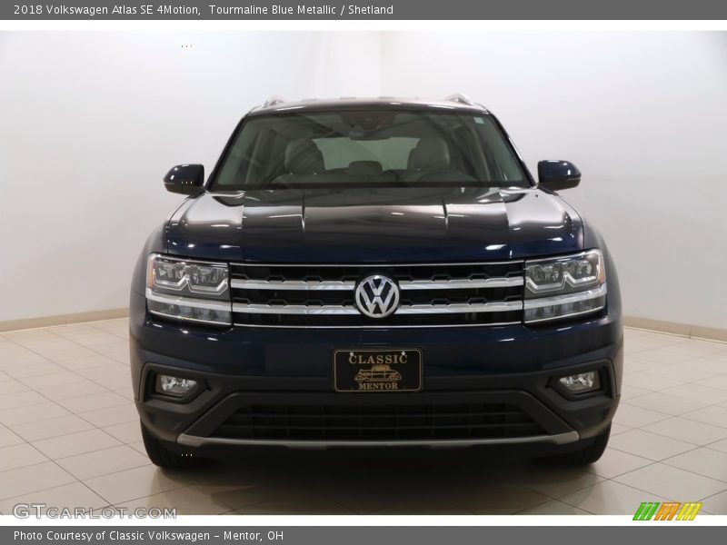 Tourmaline Blue Metallic / Shetland 2018 Volkswagen Atlas SE 4Motion