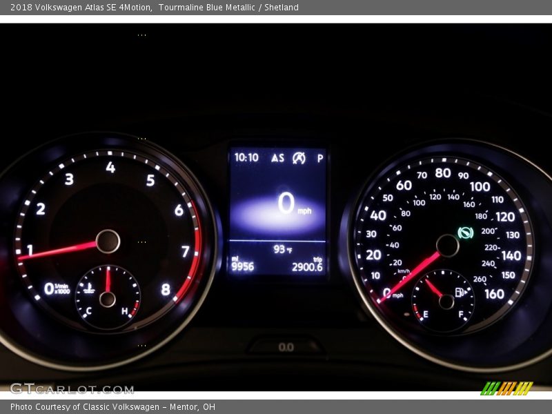  2018 Atlas SE 4Motion SE 4Motion Gauges