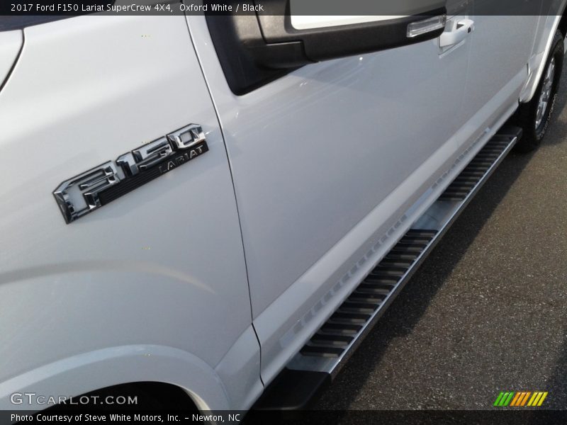 Oxford White / Black 2017 Ford F150 Lariat SuperCrew 4X4