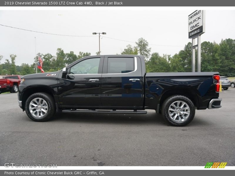 Black / Jet Black 2019 Chevrolet Silverado 1500 LTZ Crew Cab 4WD