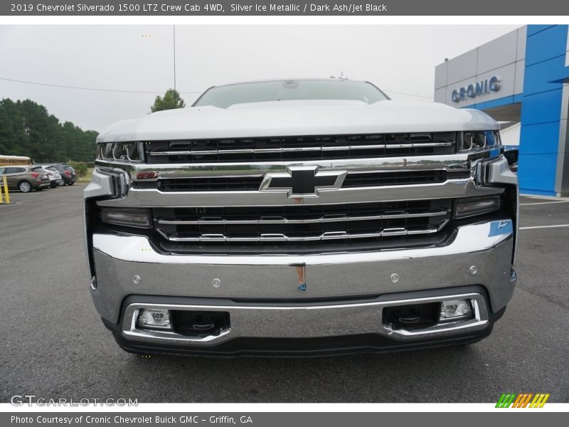 Silver Ice Metallic / Dark Ash/Jet Black 2019 Chevrolet Silverado 1500 LTZ Crew Cab 4WD