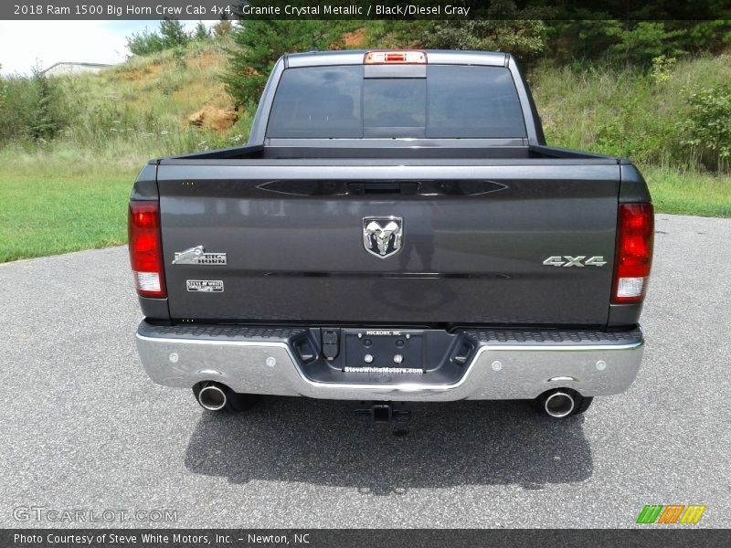 Granite Crystal Metallic / Black/Diesel Gray 2018 Ram 1500 Big Horn Crew Cab 4x4