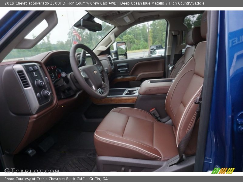 Deep Ocean Blue Metallic / High Country Saddle 2019 Chevrolet Silverado 2500HD High Country Crew Cab 4WD