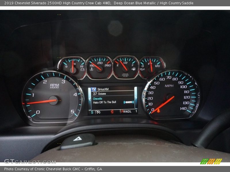 Deep Ocean Blue Metallic / High Country Saddle 2019 Chevrolet Silverado 2500HD High Country Crew Cab 4WD