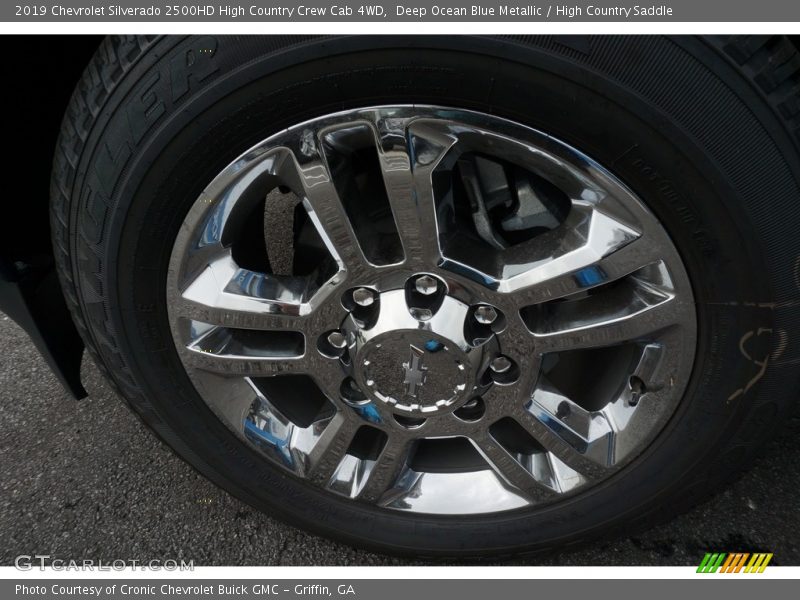 Deep Ocean Blue Metallic / High Country Saddle 2019 Chevrolet Silverado 2500HD High Country Crew Cab 4WD