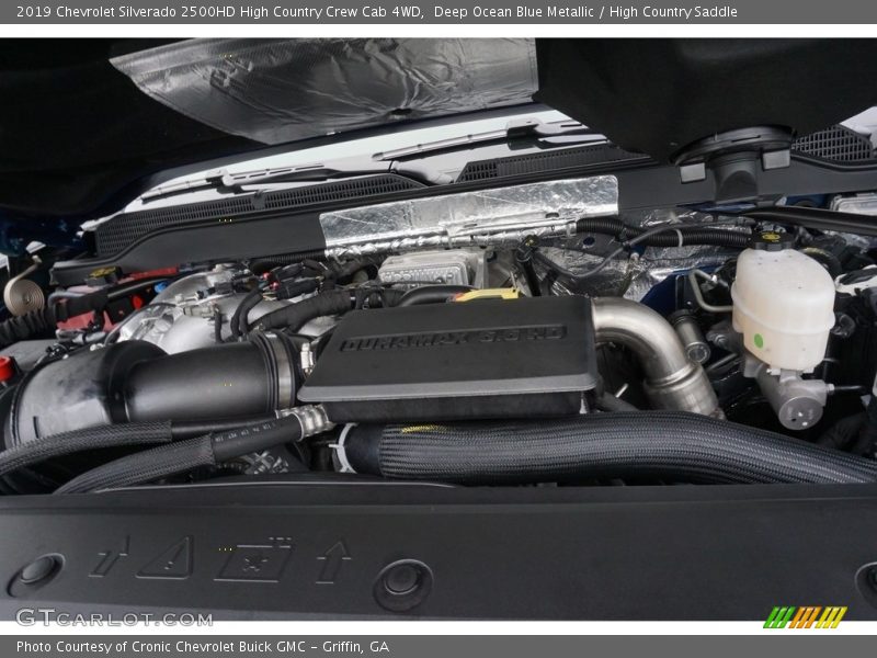 Deep Ocean Blue Metallic / High Country Saddle 2019 Chevrolet Silverado 2500HD High Country Crew Cab 4WD