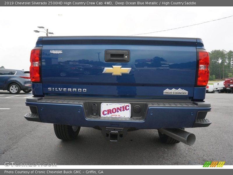 Deep Ocean Blue Metallic / High Country Saddle 2019 Chevrolet Silverado 2500HD High Country Crew Cab 4WD