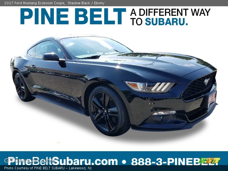 Shadow Black / Ebony 2017 Ford Mustang Ecoboost Coupe
