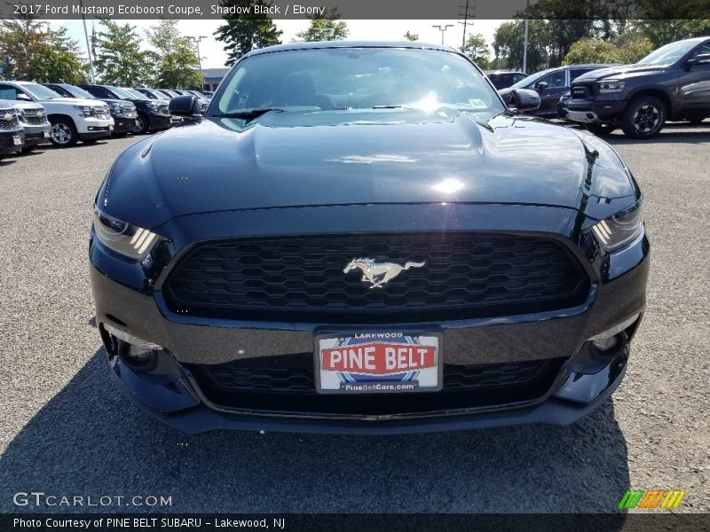 Shadow Black / Ebony 2017 Ford Mustang Ecoboost Coupe