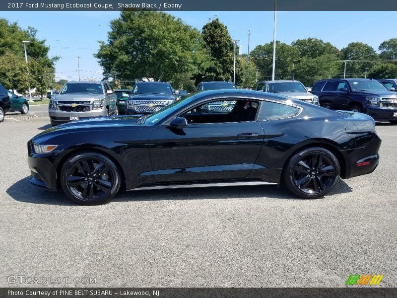 Shadow Black / Ebony 2017 Ford Mustang Ecoboost Coupe