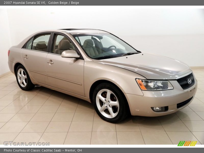 Golden Beige / Beige 2007 Hyundai Sonata SE V6