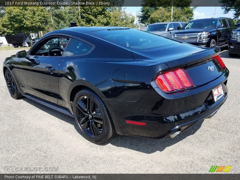 Shadow Black / Ebony 2017 Ford Mustang Ecoboost Coupe