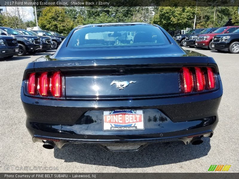 Shadow Black / Ebony 2017 Ford Mustang Ecoboost Coupe