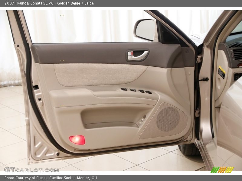 Golden Beige / Beige 2007 Hyundai Sonata SE V6
