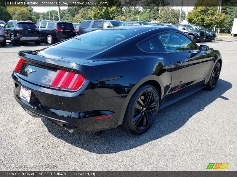 Shadow Black / Ebony 2017 Ford Mustang Ecoboost Coupe