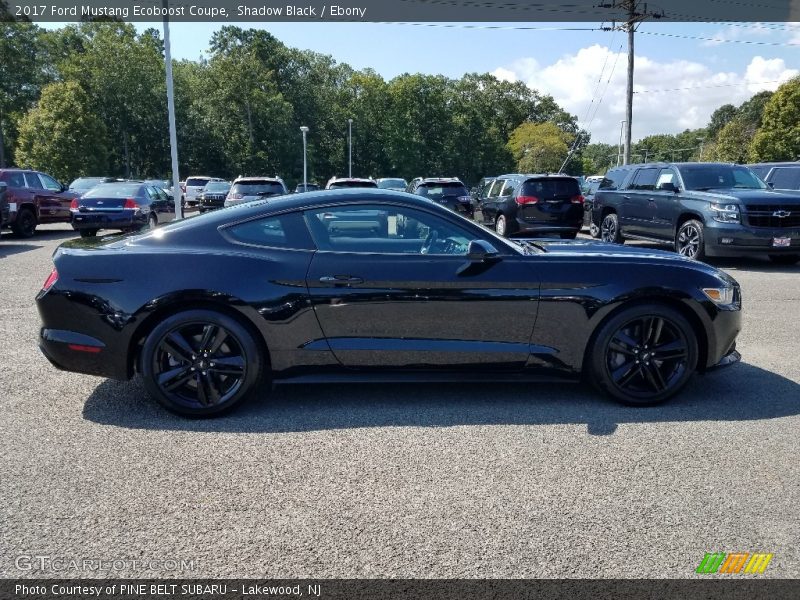 Shadow Black / Ebony 2017 Ford Mustang Ecoboost Coupe
