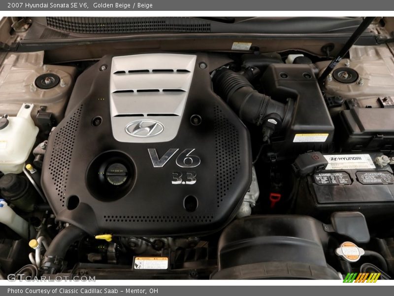 Golden Beige / Beige 2007 Hyundai Sonata SE V6