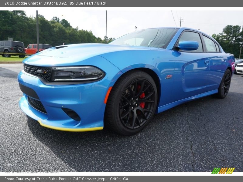 B5 Blue Pearl / Black 2018 Dodge Charger Daytona 392