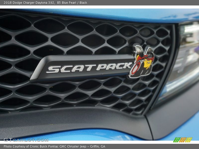 B5 Blue Pearl / Black 2018 Dodge Charger Daytona 392