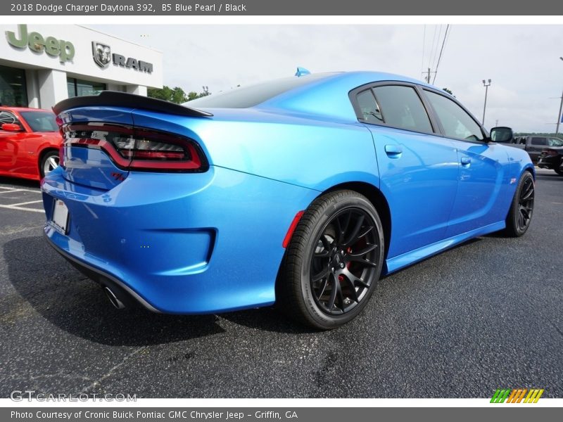 B5 Blue Pearl / Black 2018 Dodge Charger Daytona 392