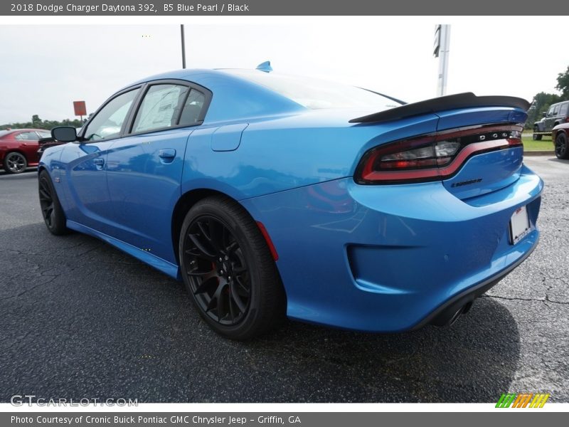 B5 Blue Pearl / Black 2018 Dodge Charger Daytona 392
