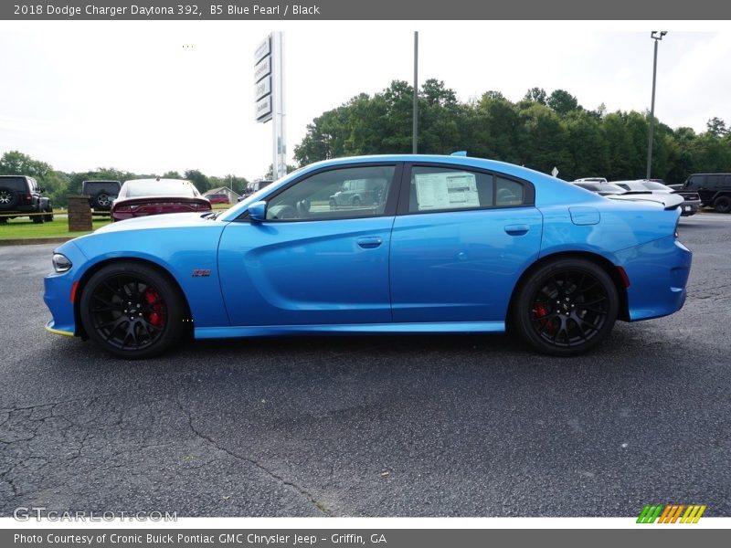 B5 Blue Pearl / Black 2018 Dodge Charger Daytona 392