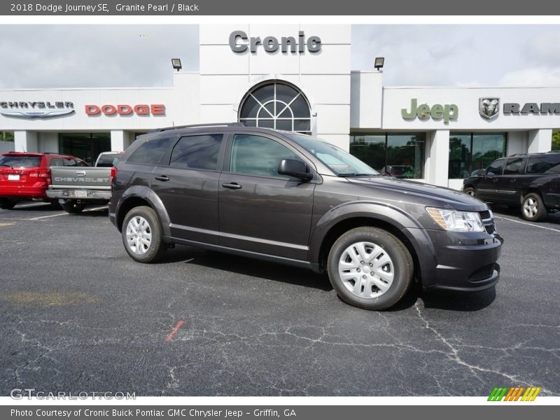 Granite Pearl / Black 2018 Dodge Journey SE