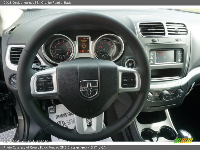 Granite Pearl / Black 2018 Dodge Journey SE