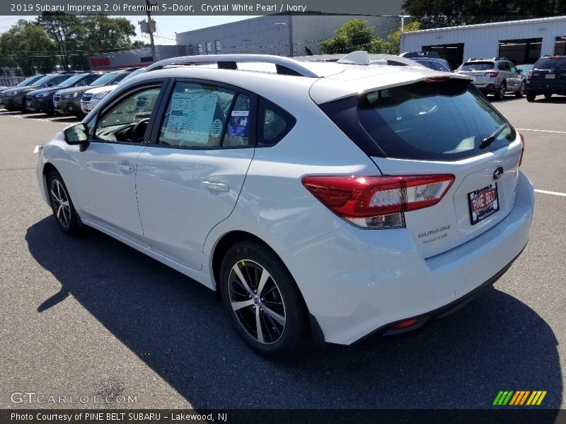 Crystal White Pearl / Ivory 2019 Subaru Impreza 2.0i Premium 5-Door