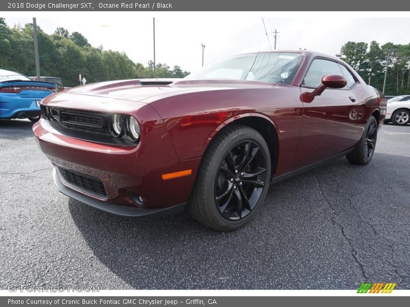 Octane Red Pearl / Black 2018 Dodge Challenger SXT