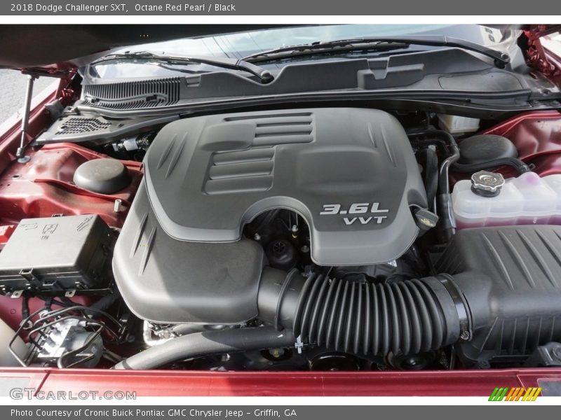 Octane Red Pearl / Black 2018 Dodge Challenger SXT