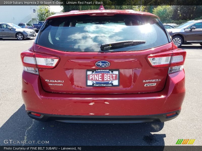 Lithium Red Pearl / Black 2019 Subaru Impreza 2.0i Sport 5-Door