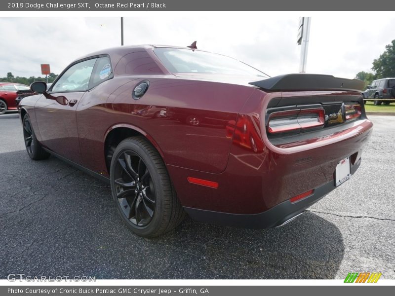 Octane Red Pearl / Black 2018 Dodge Challenger SXT