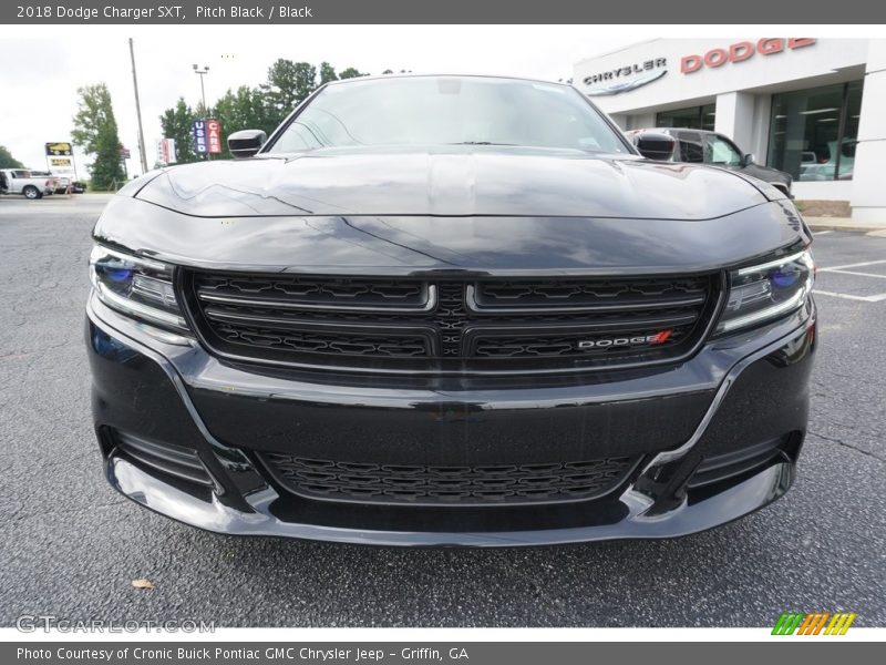 Pitch Black / Black 2018 Dodge Charger SXT